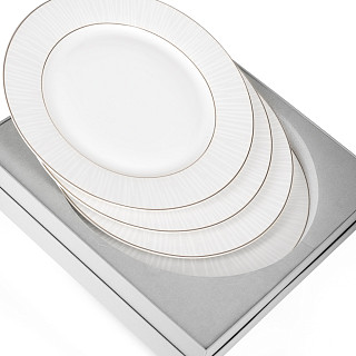 Set of porcelain plates 27 cm / 4 pcs Nice