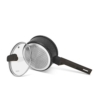 Saucepan  CARRIE 16x7,6сm / 1,4 l with a glass cover