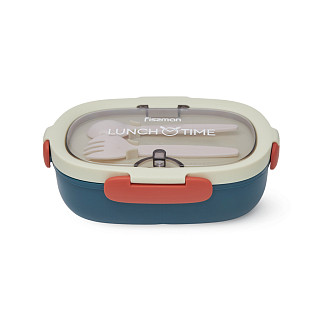 3-compartment lunch box 850 ml / 21.5 × 14.5 × 7 cm (plastic)