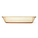 Rectangular baking dish 32.8х20х6.5 cm (borosilicate glass)