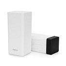 Kitchen knife organizer 10x10x22cm, square shaped, WHITE (plastic)