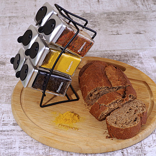 Condiment set 7 pcs (glass), art. 6434