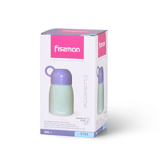 Double wall vacuum bottle 300 ml (stainless steel), art. 9764