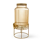 Beverage dispenser 5.8 LTR with stand (glass)