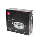 Sautējamā panna ABSOLUTE PRO 26x7,5 cm / 3,9L ar stikla vāku (nerūsējošais tērauds)