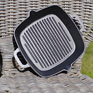 Square grill pan 26x5.3 cm (cast iron)
