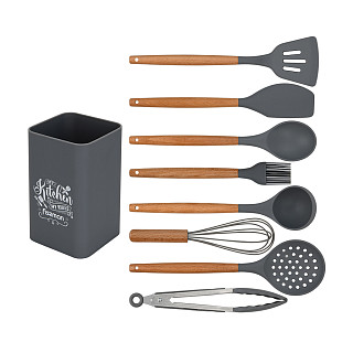 Statīvs ar virtuves piederumiem 9 pr.