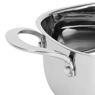 Katls EXCLUSIVE PRO 24x12 cm / 5,3L ar stikla vāku (nerūsējošais tērauds)