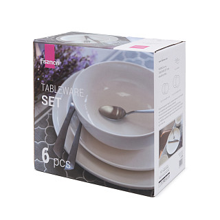 Trauku komplekts Horeca 6 piederumi (porcelāns)