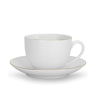Komplekts krūze ar apakštasīti Floree 270 ml/ 2 gab.  (porcelāns) Komplekts krūze ar apakštasīti Floree 270 ml/ 2 gab.  (porcelāns)