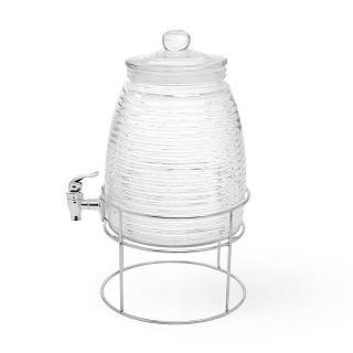 Beverage dispenser 5 LTR with stand (glass)