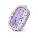 3-compartment lunch box 850 ml / 21.5 × 14.5 × 7 cm (plastic)