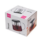 Tējkanna 1500 ml ar nerūsējošā tērauda filtru (borsilikāta stikls)