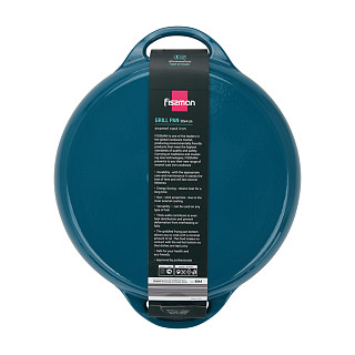 Grill pan 30x4.0 cm (enamel cast iron)