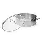 Sauté pan FOBUS 28x9 cm / 5.4 L with glass lid