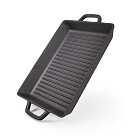 Rectangular grill pan 32,5x27х4 cm (cast iron)