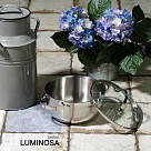 Stockpot LUMINOSA 20x9.5 cm / 3.0 LTR with glass lid (stainless steel)