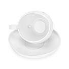 Krūze BON APPETIT 220 ml ar apakštasīti (porcelāns)