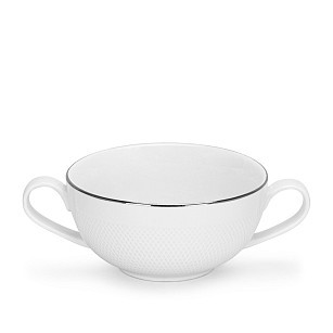 Porcelain broth bowl 300 ml Platinum