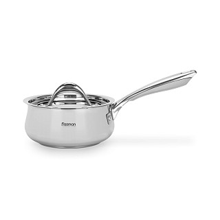 Sauce pan ABSOLUTE PRO 16x7,5 cm / 1,5 LTR with lid (stainless steel)