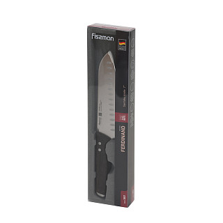 Santoku peilis 18cm FERDINAND (X50CrMoV15 plienas)