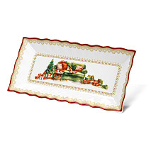 Блюдо CHRISTMAS EVE прямоугольное 28х12,5 см (фарфор), art. 16035