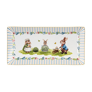 Прямоугольное блюдо EASTER 30,5х15 см (фарфор)