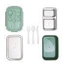 2-compartment lunch box 800 ml / 20.5 × 13.5 × 7.8 cm (plastic)