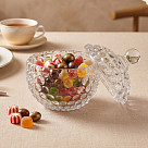 Candy jar 11x13 cm / 280 ml with lid (glass)