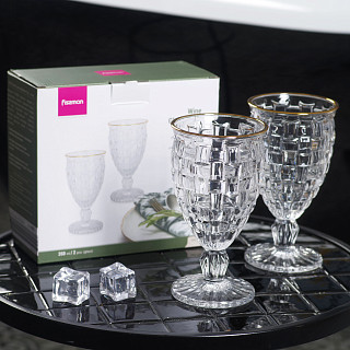 Wine glasses set 350 ml / 2 pcs. (glass), art 19035
