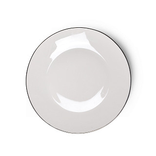Plate ALEKSA 20 cm color white (porcelain)