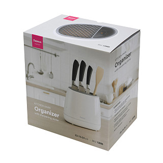 Universa knife holder 23 × 13 × 24 cm, with sharpening stone