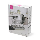 Dish drying rack 42x31x24.4 cm (stainless steel, plastic)