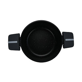 Puodas Luxuria 20x10cm / 2,5l su stikliniu dangteliu (aliuminis)