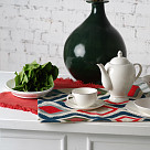 Oval Plate ALEKSA 35X21 cm color white (porcelain)