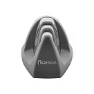 Knife sharpener 10x4x5 cm, color GREY (carbide and ceramic)