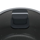 Stockpot Luxuria 24x12 cm / 4.5 LTR with glass lid with induction bottom (aluminium with non-stick coating)