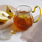 Tea pot 600 ml with glass filter (borosilicate glass), art. 6468