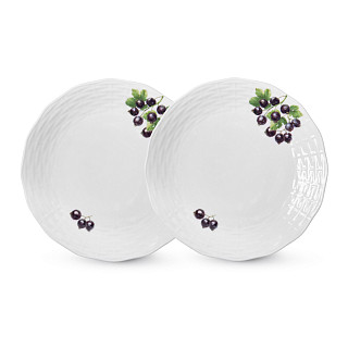 Set of 2 plates CURRANT 20 cm (new bone china)