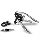 Wine accessories set 3 pcs. (stainless steel+ zinc alloy), art 1970