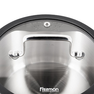 Кастрюля из нержавеющей стали индукционная 2,5 л / 18 см Fabia