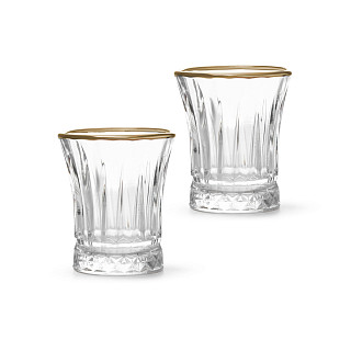Set of 2 shot glasses 55 ml (glass)