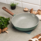Frying pan FIRENZE 24x6 cm with induction bottom (aluminium with non-stick coating)