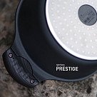 Кастрюля PRESTIGE 24x11,5см / 4,3л со стеклянной крышкой (алюминий)