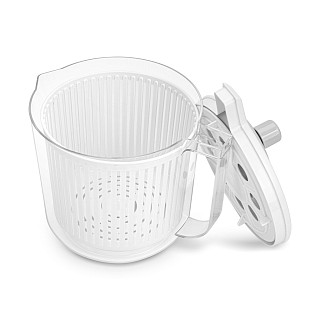 Siets salātiem un garšaugiem  21,5x17x19 cm / 2,5 l (plastmasas) Siets salātiem un garšaugiem  21,5x17x19 cm / 2,5 l (plastmasas)