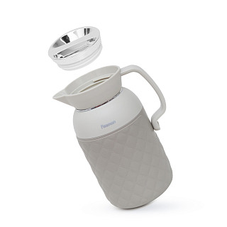 Termo puodelis 1000 ml, pilkas spalvos
