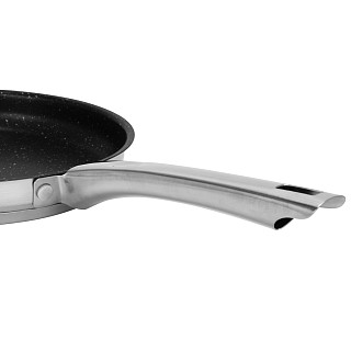 Krepo keptuvė su nepridegančia danga 24 cm Elia (nerūdijantis plienas)