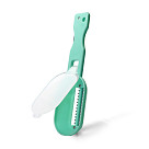 Fish scaler 20 cm with a moon-shaped knife and a container (stainless steel)