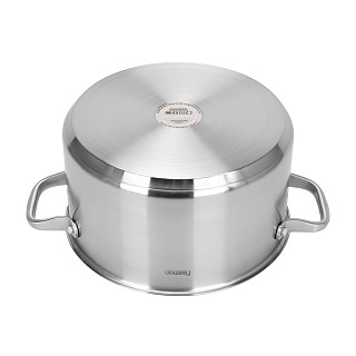 Katls MASTER CHEF 24x13 cm / 5,4 l ar stikla vāku (ner.tēr.)