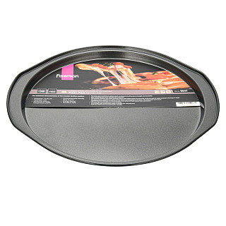Pizza pan 36x33.5x1.5 cm DARK GREY (carbon steel with non-stick coating)